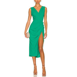 Amanda Uprichard 'Pomona' Green Polyamide Dress S